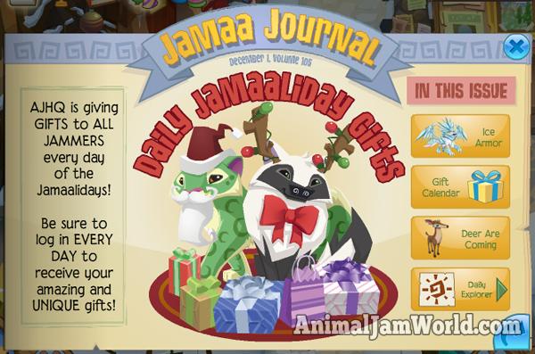 Jamaaliday Gifts and More! - Animal Jam World